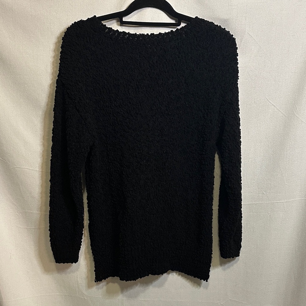 Cozy Black Women's Sweater - Picture 5 of 6